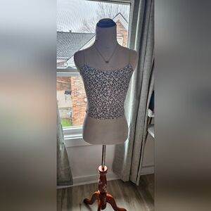 Leopard print crop top